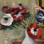 Vase de fleurs et fruits thumbnail