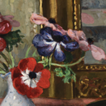 Vase de fleurs et fruits thumbnail