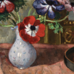 Vase de fleurs et fruits thumbnail