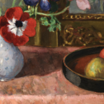 Vase de fleurs et fruits thumbnail