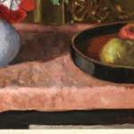 Vase de fleurs et fruits thumbnail