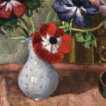 Vase de fleurs et fruits thumbnail