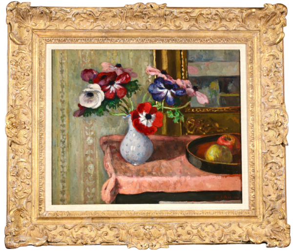 Vase de fleurs et fruits - Buy Fine Paintings Online