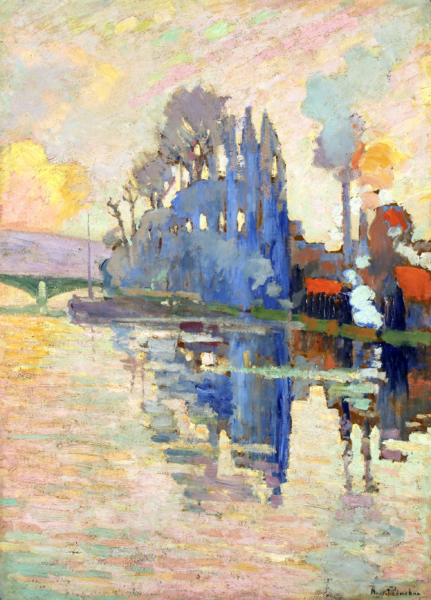 Usine sur Île Lacroix – Rouen - Buy Fine Paintings Online