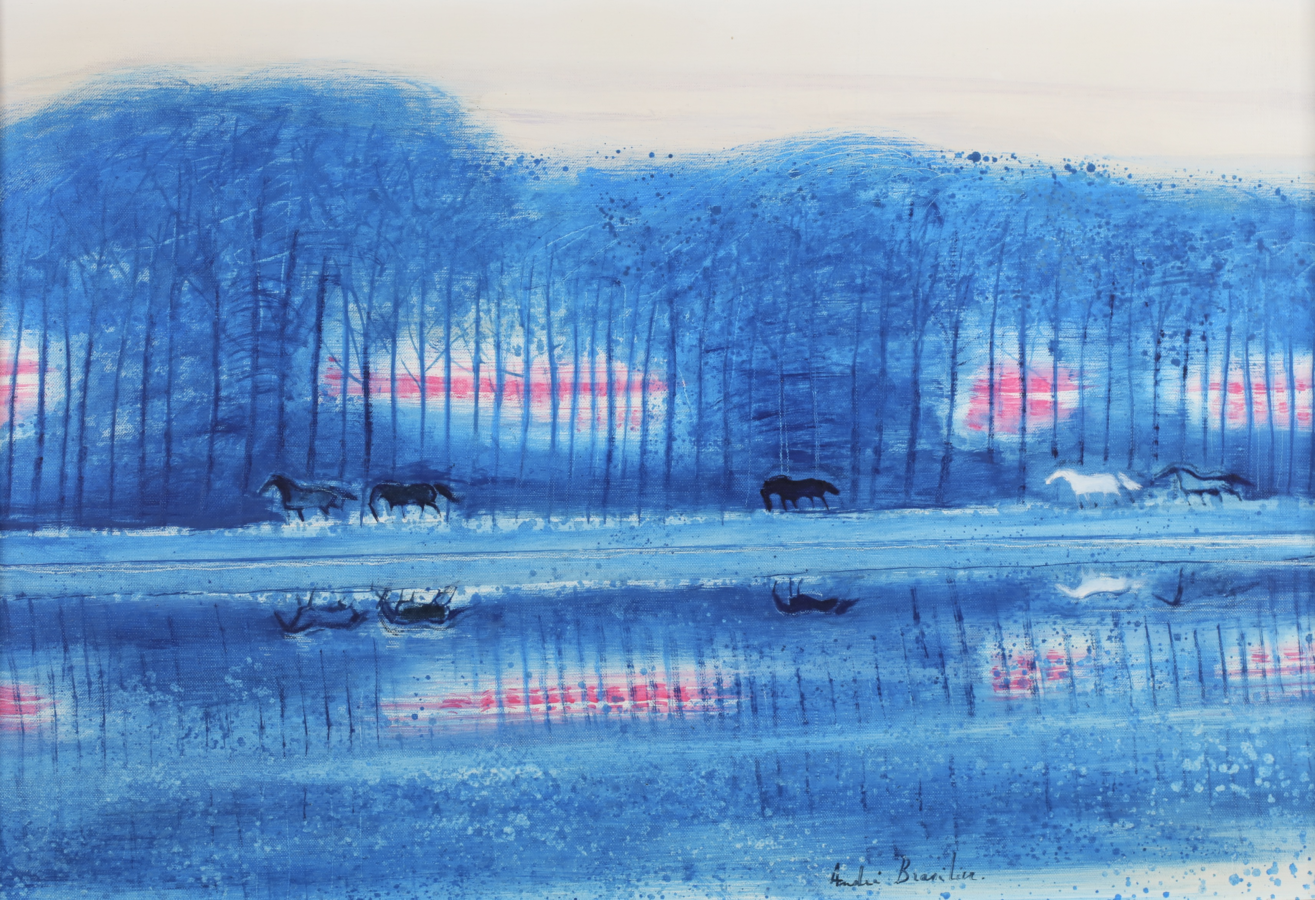 Les Etangs Bleus - Buy Fine Paintings Online