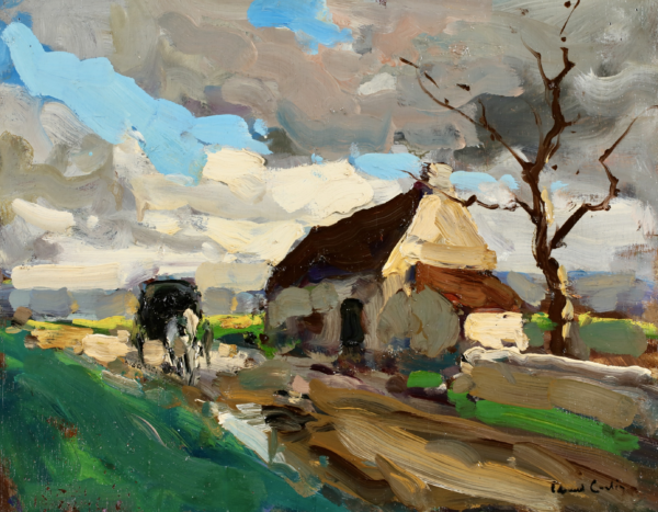 La charette par temps d’orage - Buy Fine Paintings Online