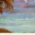 Coucher de soleil sur la Seine près de Rouen thumbnail