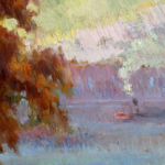 Coucher de soleil sur la Seine près de Rouen thumbnail