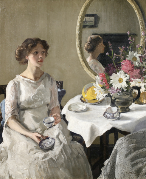 The Tea Party - Buy Fine Paintings Online