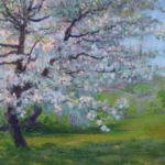 Verger en fleurs, Grez-sur-Loing thumbnail