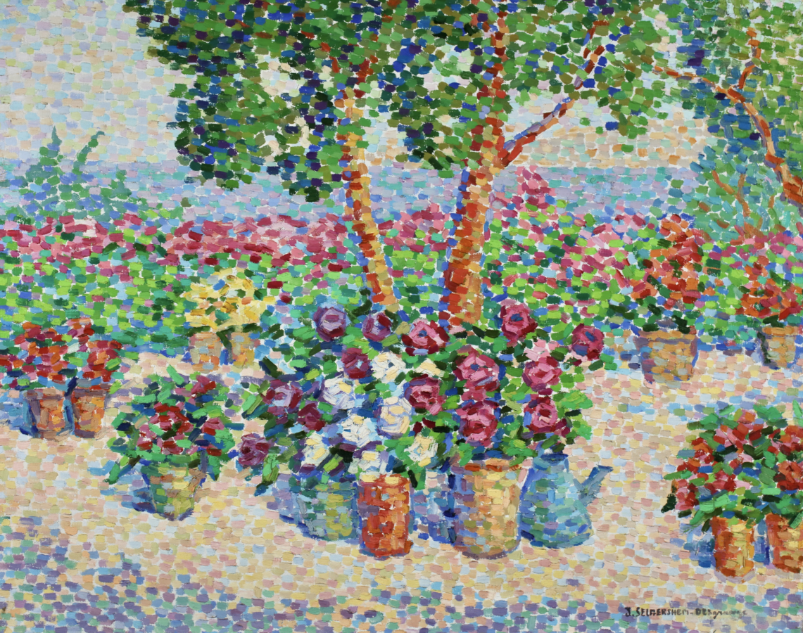 Roses et arrosoirs, Saint-Tropez - Buy Fine Paintings Online