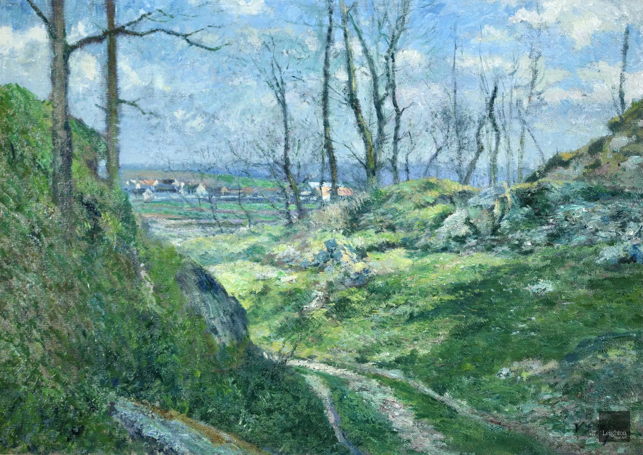 Victor Vignon French Impressionist painting