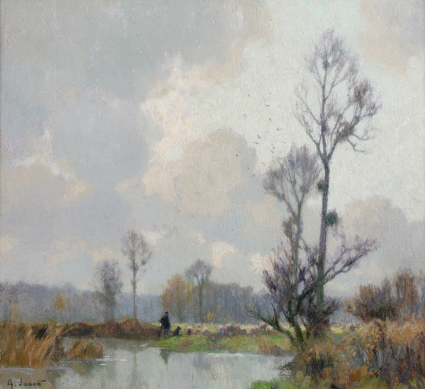 Moutons près des marais - Buy Fine Paintings Online