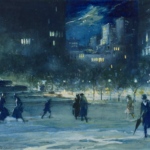 The Pulitzer Fountain by Night, Grand Army Plaza, New York thumbnail