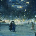 The Pulitzer Fountain by Night, Grand Army Plaza, New York thumbnail