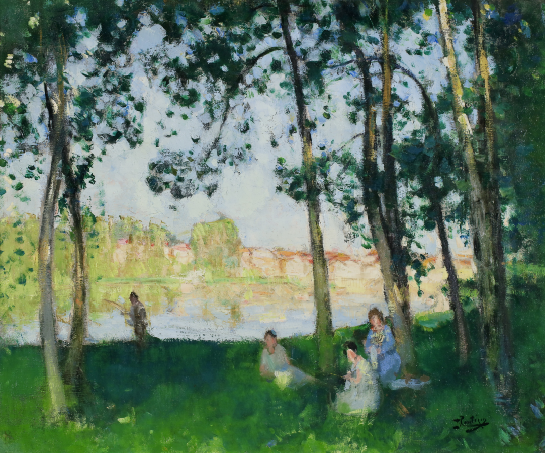 La Forêt Ensoleillée – Bords de la Seine - Buy Fine Paintings Online