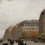 Notre-Dame depuis le quai Saint-Michel, Paris thumbnail