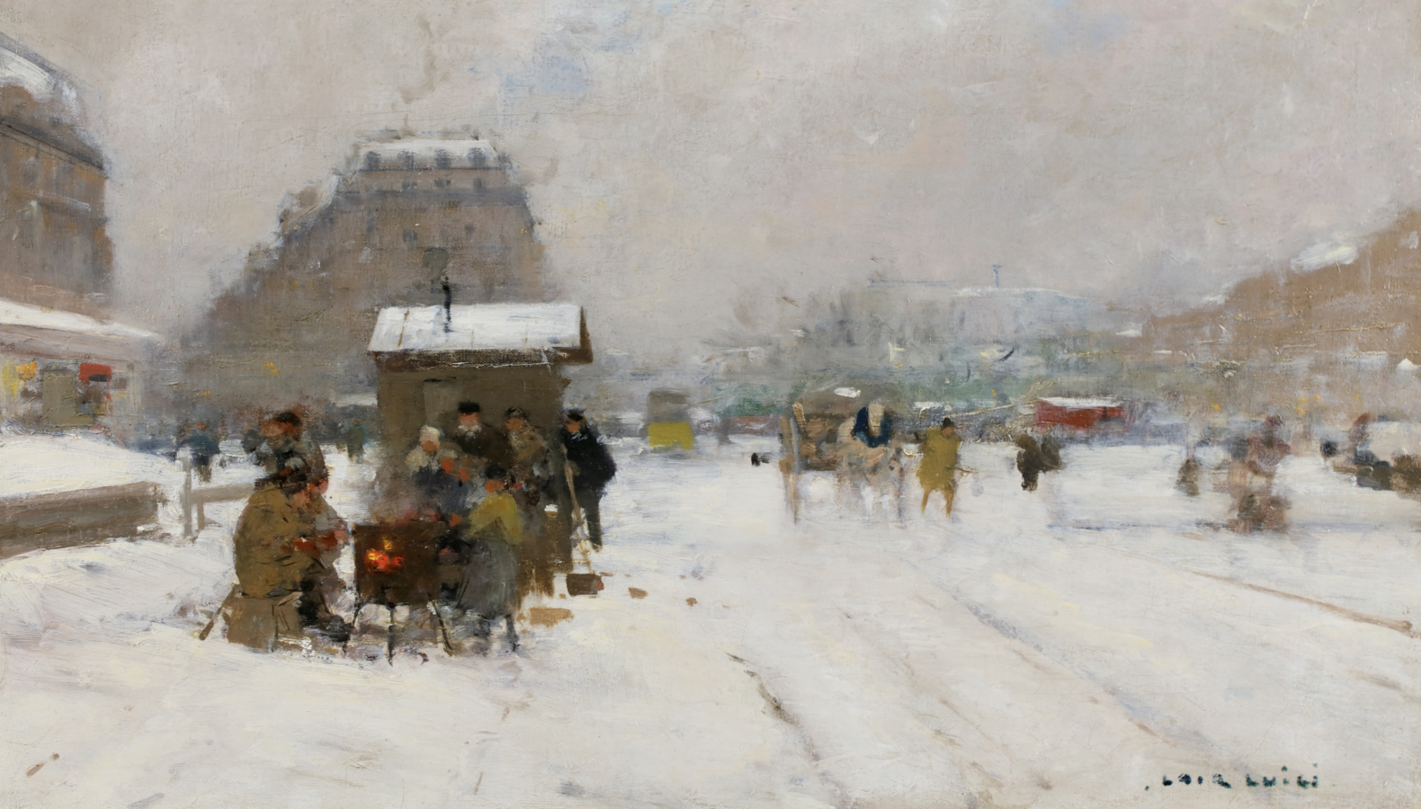 Paris sous la neige - Buy Fine Paintings Online