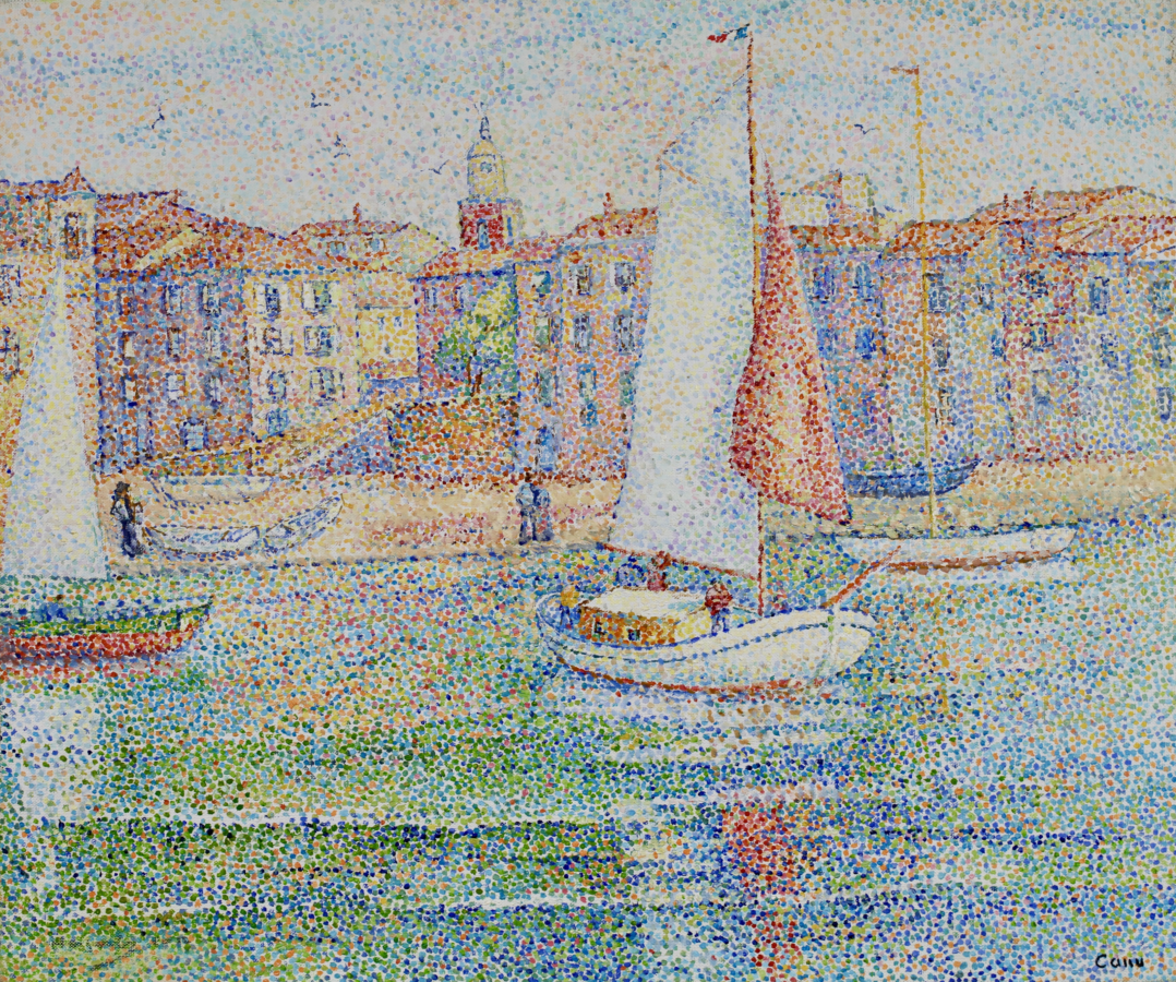 Le petit port de Saint-Tropez - Buy Fine Paintings Online