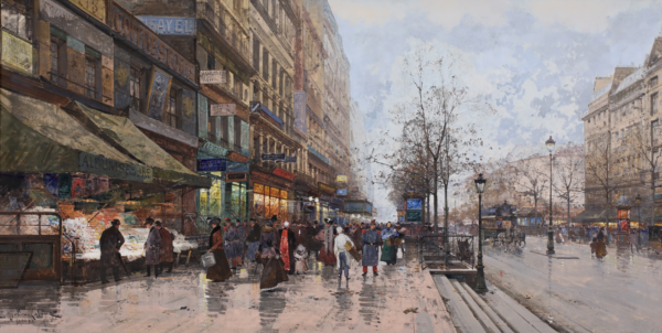 Les Grands Magasins Dufayel, Boulevard Barbès - Buy Fine Paintings Online