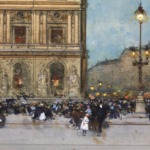 La Place de l’Opéra, effet de nuit thumbnail