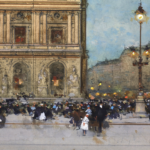 La Place de l’Opéra, effet de nuit thumbnail