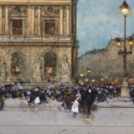 La Place de l’Opéra, effet de nuit thumbnail