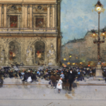 La Place de l’Opéra, effet de nuit thumbnail