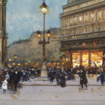 La Place de l’Opéra, effet de nuit thumbnail
