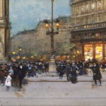 La Place de l’Opéra, effet de nuit thumbnail