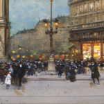 La Place de l’Opéra, effet de nuit thumbnail