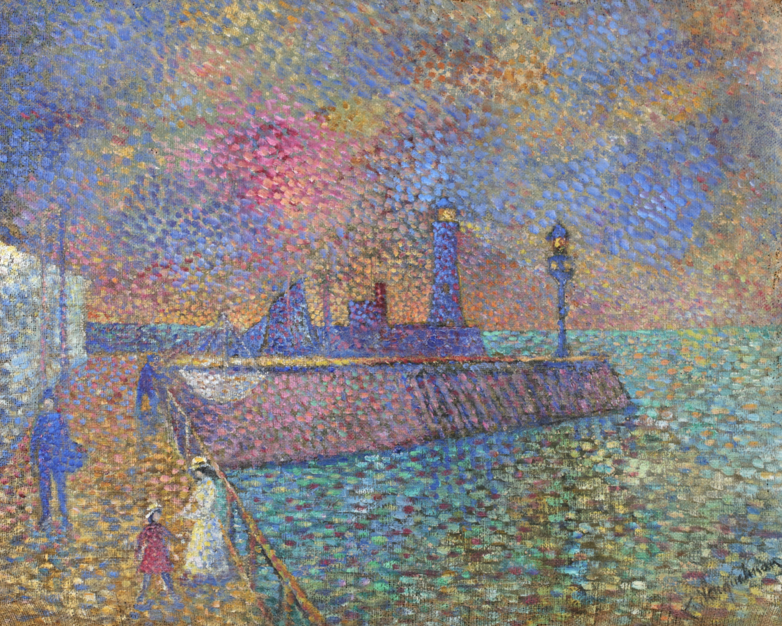 Le Port de Saint-Valery-en-Caux – Le Soir - Buy Fine Paintings Online