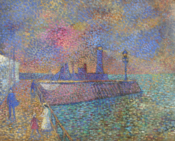 Le Port de Saint-Valery-en-Caux – Le Soir - Buy Fine Paintings Online