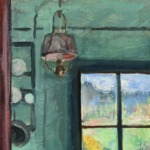 Femme cousant dans un intérieur thumbnail