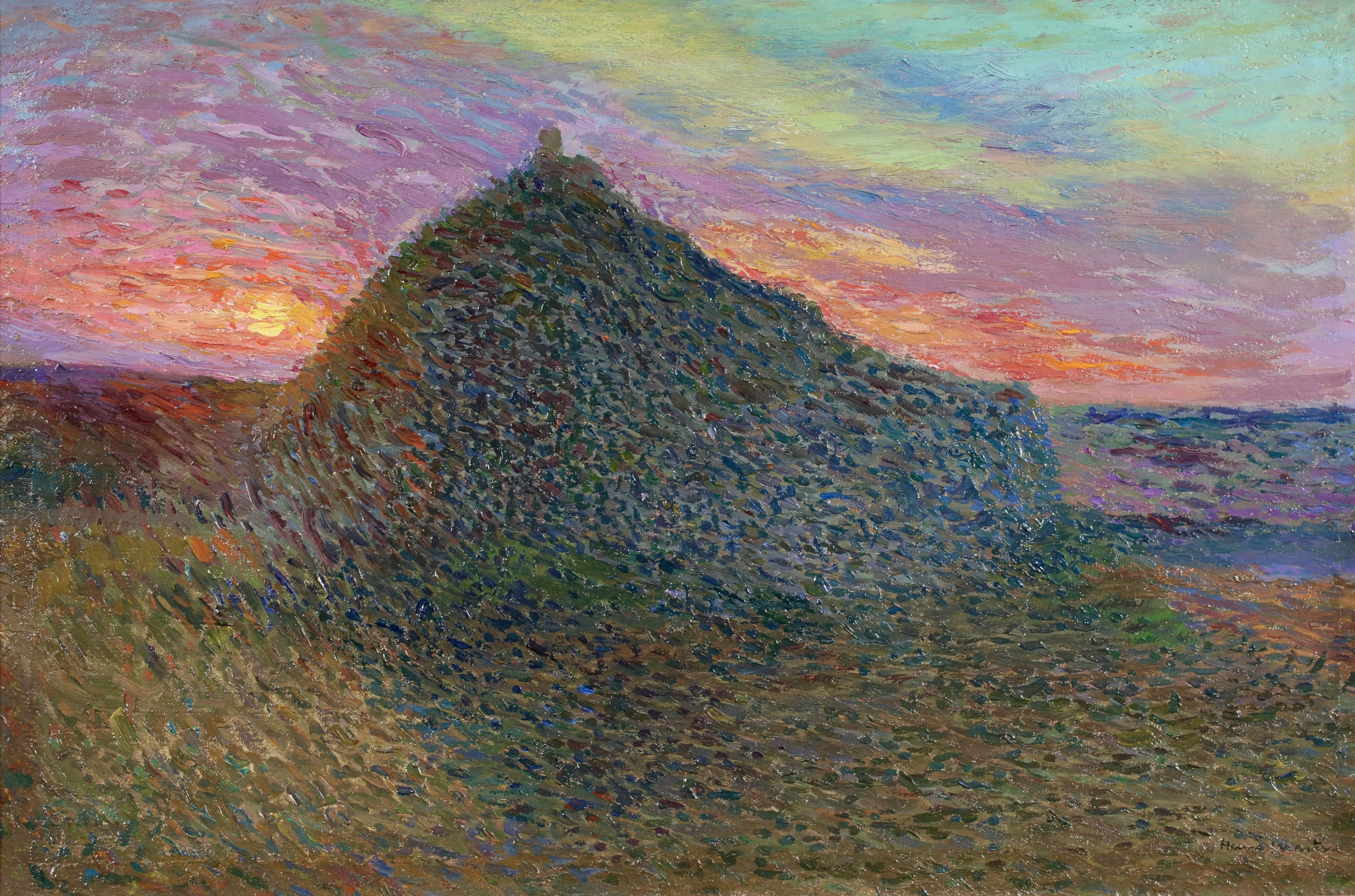 La Borie original oil painting on canvas by Henri Martin 