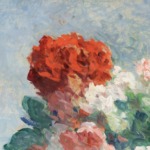 Bouquet de roses et de dahlias thumbnail