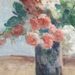 Bouquet de roses et de dahlias thumbnail