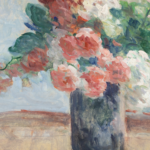 Bouquet de roses et de dahlias thumbnail