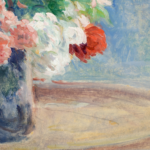Bouquet de roses et de dahlias thumbnail