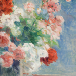 Bouquet de roses et de dahlias thumbnail