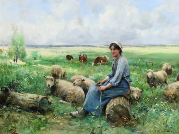 Gardeuse de Moutons - Buy Fine Paintings Online
