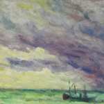 Bateau en mer, Ciel d’orage thumbnail