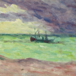 Bateau en mer, Ciel d’orage thumbnail