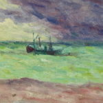 Bateau en mer, Ciel d’orage thumbnail