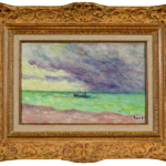 Bateau en mer, Ciel d’orage thumbnail