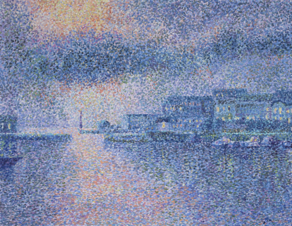 Le Port de Saint-Tropez, effet de brume - Buy Fine Paintings Online
