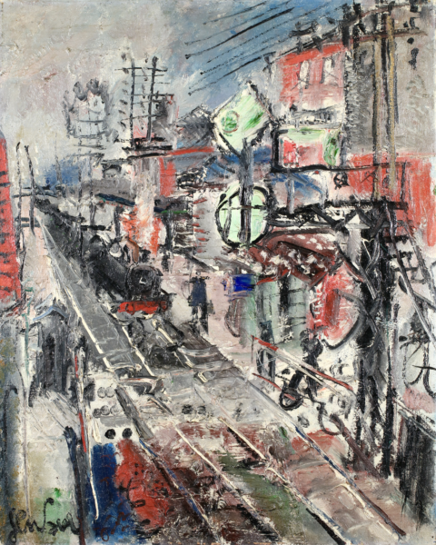Gare de Bois-Colombes - Buy Fine Paintings Online