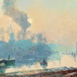 Soleil levant dans la brume, Rotterdam thumbnail