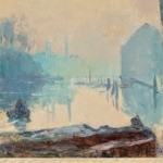 Soleil levant dans la brume, Rotterdam thumbnail