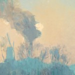 Soleil levant dans la brume, Rotterdam thumbnail